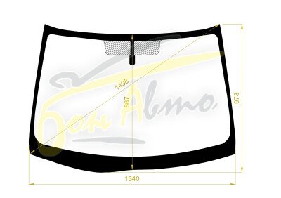 Стекло лобовое NISSAN TIIDA LATIO 2004-2012 (C11-RHD) 
Бренд: КМК с синей полосой