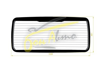 Стекло заднее с обогревом SUZUKI JIMNY 1998-2018 (JB23) 
Бренд: ZDG