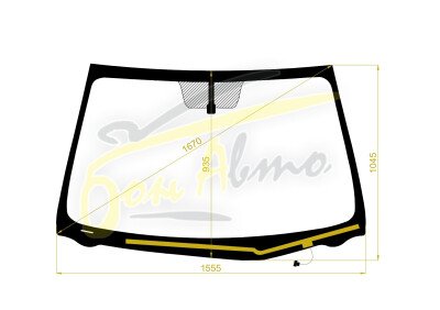 Стекло лобовое TOYOTA VENZA 2008-2015 (AGV15-LHD-glass roof) обогрев щеток 
Бренд: BENSON