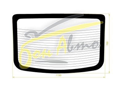 Стекло заднее с обогревом MAZDA 3 2003-2008 (BK-4d sed) 
Бренд: BSG