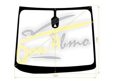 Стекло лобовое NISSAN SERENA 2016-2022 (C27-RHD) место под 1 камеру фурнитура, 
Бренд: FYG