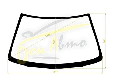 Стекло лобовое TOYOTA SPRINTER TRUENO 1991-1995 (AE101) 
Бренд: ZDG