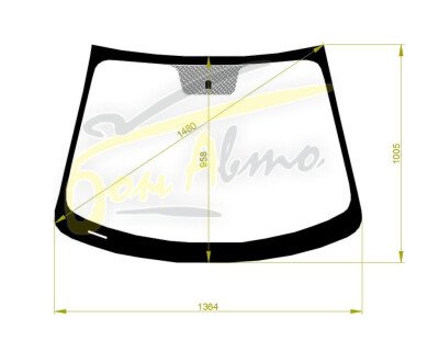 Стекло лобовое CHEVROLET AVEO 2011- (T300) 
Бренд: BENSON