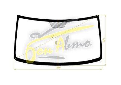 Стекло лобовое MERCEDES SPRINTER 1995-2006 (W901-low-cab-1660*970) 
Бренд: ZDG с синей полосой