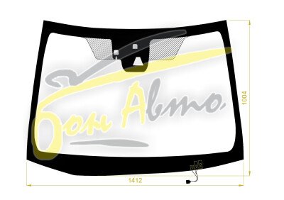 Стекло лобовое TOYOTA COROLLA 2018- (E210-RHD) обогрев щеток, место под 1 камеру, место под датчик дождя, молдинг, фурнитура, атермальное, 
Бренд: FYG