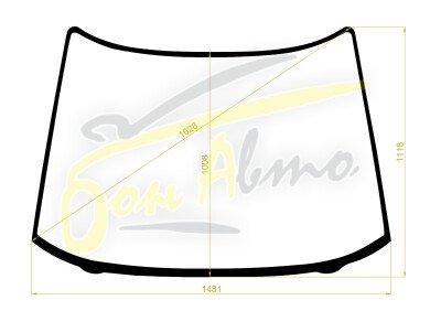 Стекло лобовое TOYOTA PREVIA 1990-1999 (TCR20) 
Бренд: КДМ с синей полосой