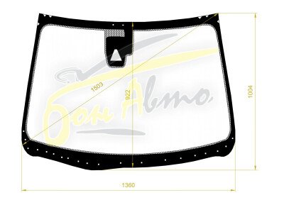 Стекло лобовое MAZDA FAMILIA 2006-2018 (Y12-RHD-2017-5d wag) место под 1 камеру 
Бренд: BENSON