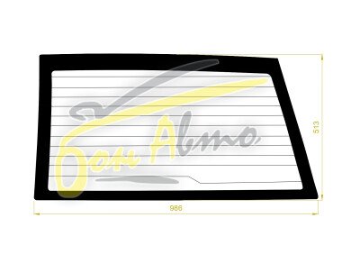 Стекло заднее с обогревом ACURA SLX 1996-1999 (UBS-LH) 
Бренд: FYG