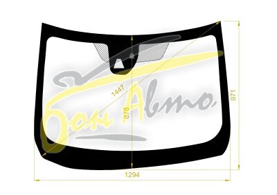 Стекло лобовое NISSAN DAYZ 2019- (B45W-RHD) фурнитура, 
Бренд: FYG