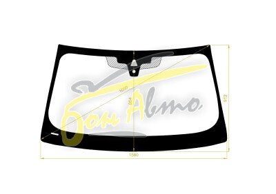 Стекло лобовое BMW 5-SERIES 2016- (G30-2020-4d sed) место под 1 камеру с обогревом, место под датчик дождя, молдинг, акустическое, 
Бренд: BENSON