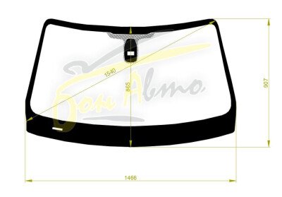 Стекло лобовое BMW X1 2009-2015 (E84) место под датчик дождя 
Бренд: КМК с синей полосой