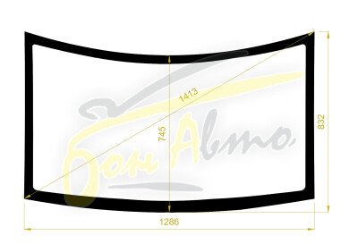 Стекло лобовое NISSAN ROOX 2008-2013 (ML21S) 
Бренд: BSG с зеленой полосой