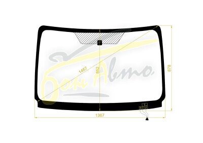 Стекло лобовое TOYOTA SPADE 2012- (NCP141) обогрев щеток фурнитура, 
Бренд: FYG