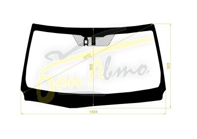 Стекло лобовое TOYOTA CROWN 2012-2018 (GS210-RHD) место под датчик дождя антенна, 
Бренд: BENSON