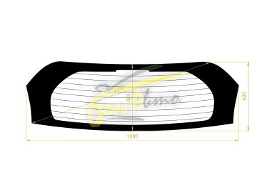 Стекло заднее с обогревом NISSAN NOTE 2012-2020 (E12) 
Бренд: BENSON