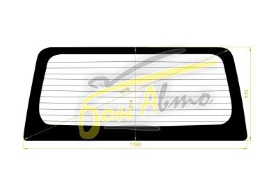 Стекло заднее с обогревом NISSAN OTTI 2005-2006 (H91W) 
Бренд: BENSON