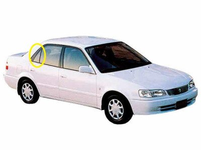 Стекло боковое TOYOTA COROLLA 1995-2000 AE110-4d sed RQ/RH 
Бренд: BENSON