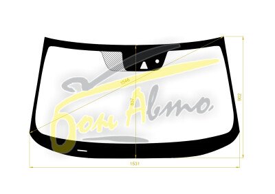 Стекло лобовое HONDA ACCORD 2018-2023 (CV3-LHD) место под 1 камеру, место под датчик дождя, молдинг, проекция, 
Бренд: BENSON