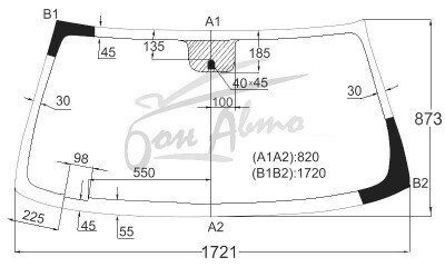 Стекло лобовое GMC YUKON 2007- (GMT900) 
Бренд: YHG