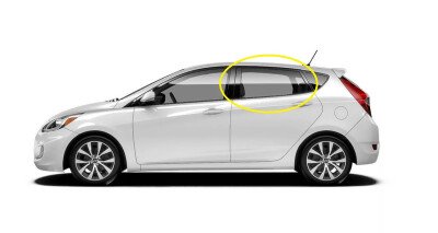 Стекло боковое HYUNDAI ACCENT 2010-2017 (RB-5d h/b) RD/LH 
Бренд: BENSON