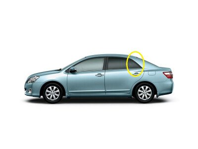 Стекло боковое TOYOTA PREMIO 2007- T260 RQ/LH 
Бренд: BSG