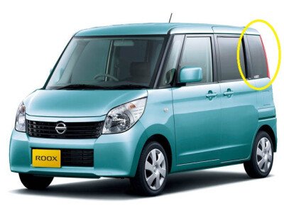 Стекло боковое NISSAN ROOX 2008-2013 ML21S SW/LH/X 
Бренд: BENSON Тонированное