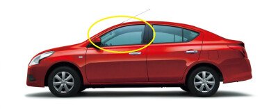 Стекло боковое NISSAN LATIO 2012-2016 (#N17) 4d FD/LH 
Бренд: BSG