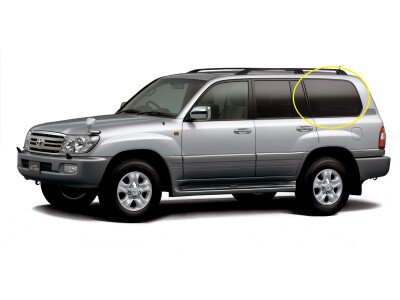 Стекло боковое TOYOTA LAND CRUISER 1997-2007 FJ100 SW/LH/X 
Бренд: BSG Тонированное