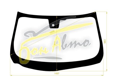 Стекло лобовое MITSUBISHI DIGNITI 2012-2016 (Y51-RHD) место под датчик дождя 
Бренд: FYG с синей полосой