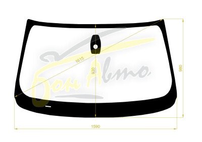 Стекло лобовое BMW X6 2008-2014 (E71) место под датчик дождя 
Бренд: КМК с серой полосой
