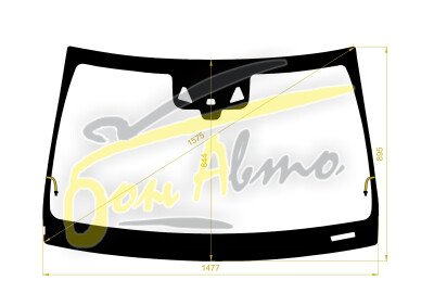 Стекло лобовое MERCEDES CLS-CLASS 2010-2018 (W218-LHD-4d coupe-2015) обогрев щеток, место под 2 камеры, место под датчик дождя, молдинг, 
Бренд: BENSON