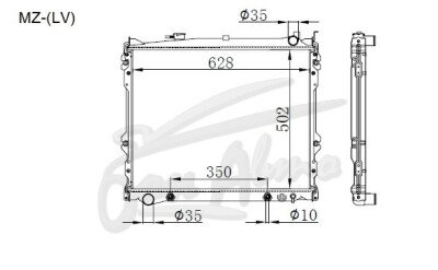 Радиатор MAZDA MPV 1990-1999 (LV) (WLT) 
Бренд: TONGSHI PL26AT