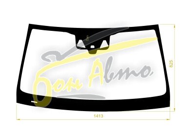 Стекло лобовое MERCEDES C-CLASS 2014- (C205-2d coupe) место под 2 камеры с обогревом, место под датчик дождя, молдинг, антенна, 
Бренд: BENSON