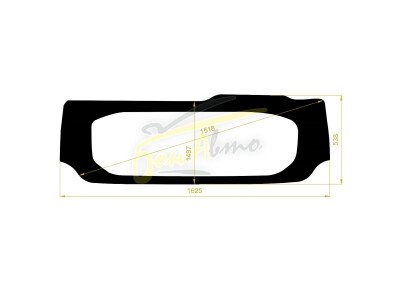 Стекло заднее с обогревом TOYOTA VELLFIRE 2015- (H30) 
Бренд: BENSON Тонированное