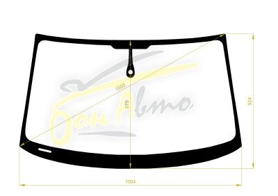 Стекло лобовое AUDI S7 2012- (4G8) место под датчик дождя 
Бренд: КМК