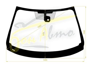 Стекло лобовое NISSAN QASHQAI 2014-2021 (J11-LHD) место под датчик дождя 
Бренд: КМК с синей полосой