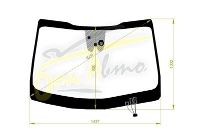 Стекло лобовое KIA SPORTAGE 2015-2021 (QL-LHD) обогрев щеток, место под 1 камеру, место под датчик дождя, место под датчик влажности, 
Бренд: BENSON