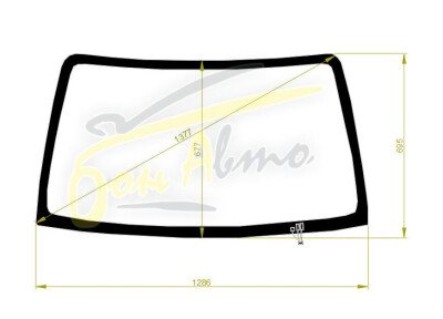 Стекло лобовое MAZDA AZ-OFFROAD 1998-2014 (JM23) обогрев щеток 
Бренд: ZDG