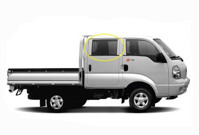 Стекло боковое KIA BONGO III 2004- PU 2 отверстия RD/RH фурнитура, 
Бренд: BENSON