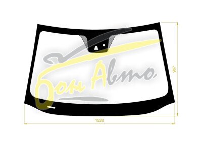 Стекло лобовое CHANGAN CS55 2017- (LHD) место под 1 камеру, место под датчик дождя, 
Бренд: КМК