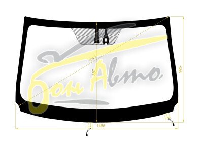 Стекло лобовое TOYOTA RAV 4 2013-2018 (ASA40-LHD-2015) обогрев щеток, место под датчик дождя, молдинг, фурнитура, 
Бренд: FYG