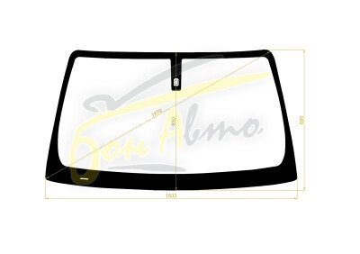 Стекло лобовое NISSAN FRONTIER 2004-2014 (D40) 
Бренд: BSG с синей полосой