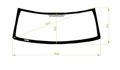 Стекло лобовое JEEP COMMANDER 2006-2011 (XK) молдинг, 
Бренд: BENSON