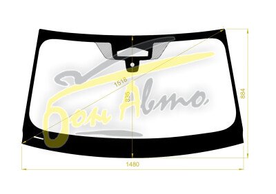 Стекло лобовое BMW 3-SERIES 2018- (G20-4/5d) большое окно под камеру с обогревом, место под датчик дождя, молдинг, фурнитура, 
Бренд: BENSON