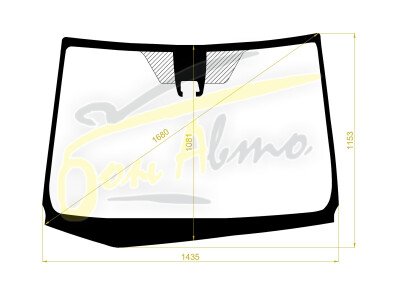 Стекло лобовое TOYOTA NOAH 2014-2022 (ZR80-RHD) место под 1 камеру 
Бренд: ZDG