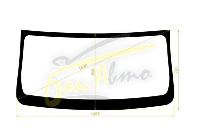 Стекло лобовое NISSAN CUBE 2008- (Z12) 
Бренд: BENSON