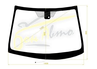 Стекло лобовое TOYOTA AVENSIS 2009- (T270-LHD) обогрев щеток, место под датчик дождя, 
Бренд: ZDG с серой полосой