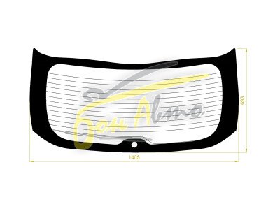 Стекло заднее с обогревом LEXUS RX 2003-2008 (XU30-FLAT-спойлер) 1 отверстие 
Бренд: BENSON