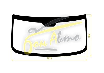 Стекло лобовое JAC SUNRAY 2012- (M209) 
Бренд: BENSON