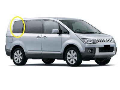 Стекло боковое MITSUBISHI DELICA D:5 2007- (CV5W) SW/RH/X 
Бренд: BENSON Тонированное